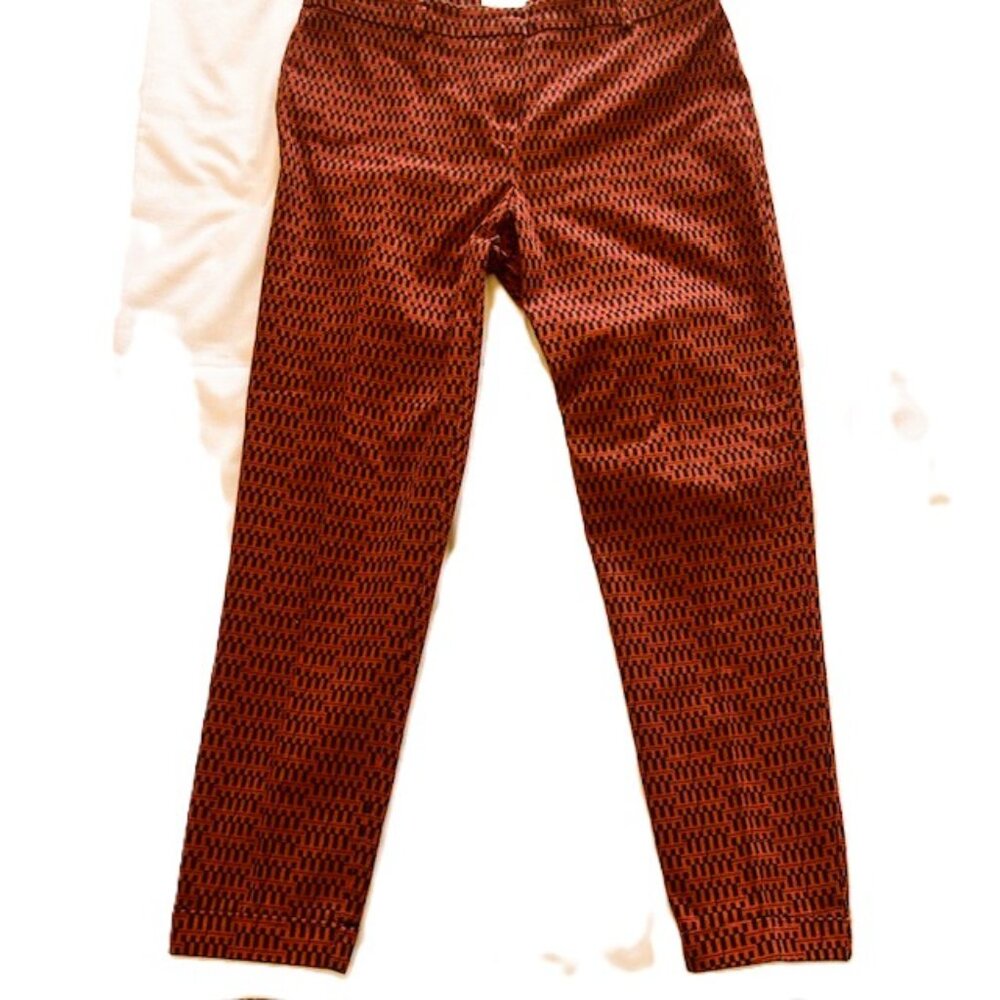 Foschini Ladies Pants sz 12 Red Black Ankle read